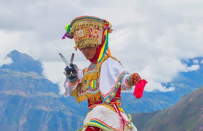 Danzante de Tijeras en Ayacucho